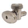 Apollo Pex 1/2 in. Chrome-Plated Brass PEX Brass Barb x 3/4 in. Machine Hose Thread Angle Stop Valve APXGHV1234